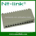 1u 10inch 12 port cat5e rj45 stp blank patch panel